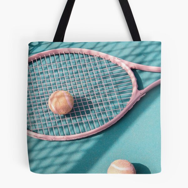 Aperçu de l'œuvre Raquette de tennis rose créée et vendue par click4collage.