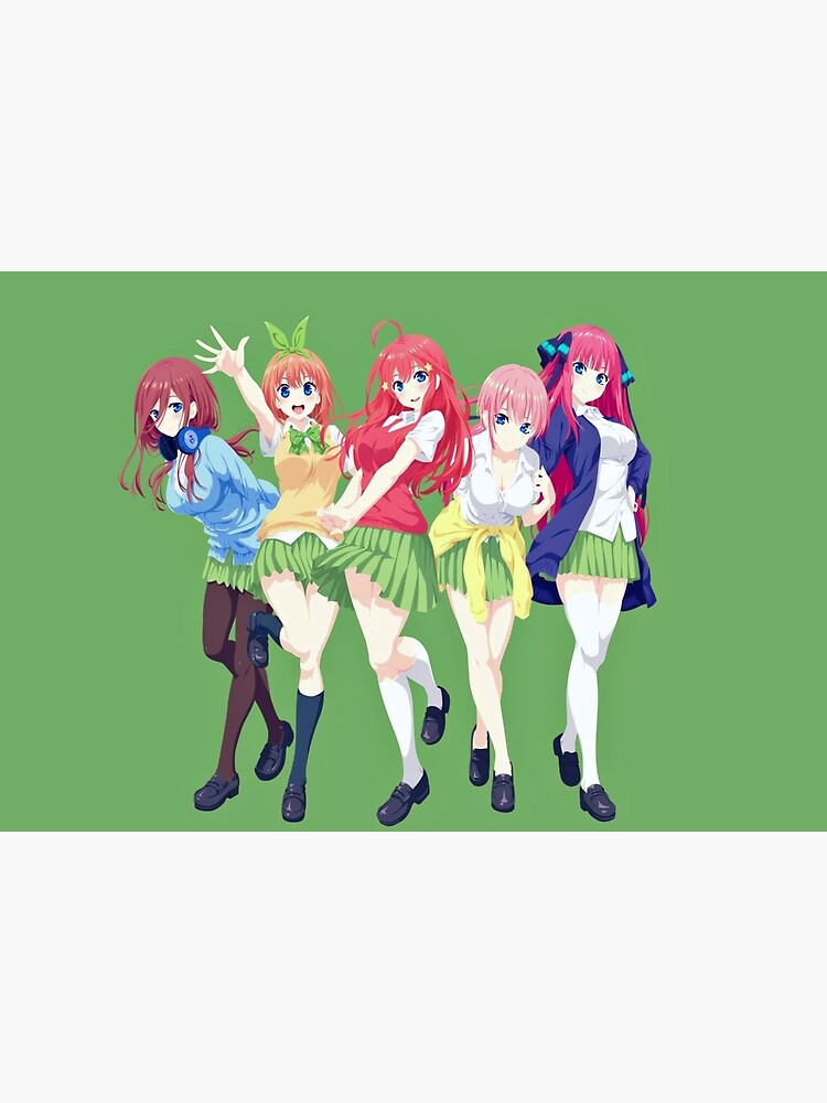 The Quintessential Quintuplets Characters Art Board Print for