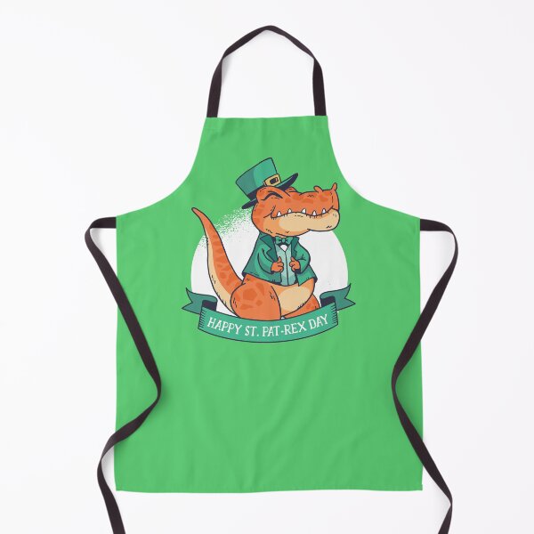Item preview, Happy St. Pat-rex day lucky T-rex with leprechaun hat designed and sold by Piztees.