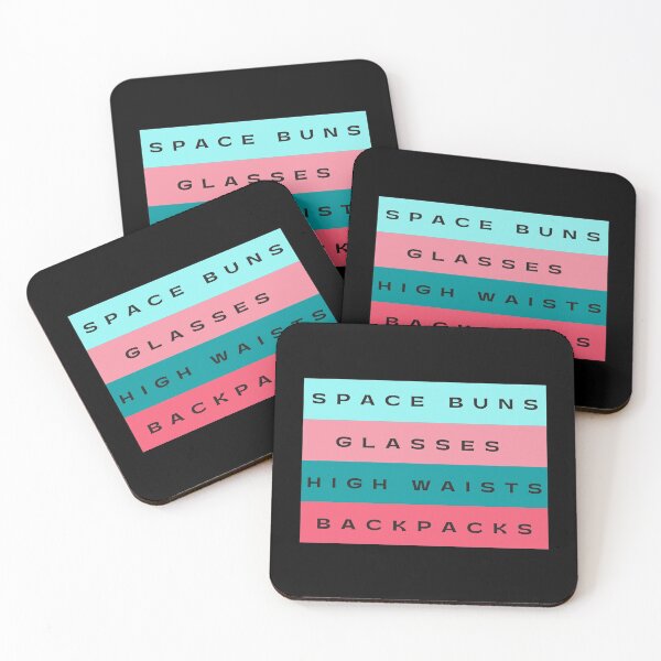 Item preview,  A Few of my Favourite Things |  #GEEKGIRLS (aqua/pink) designed and sold by Le Plus Three.