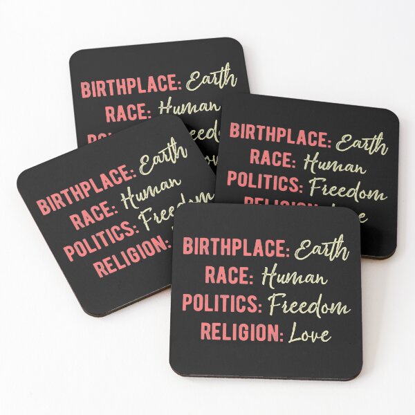 Item preview, Birthplace Earth Race Human Politics Freedom Religion Love Citizen Of The World Equality Inspirational designed and sold by alenaz.