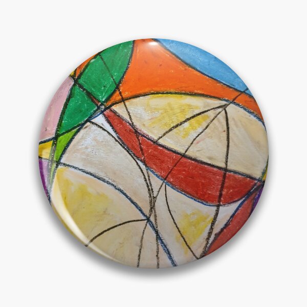 Item preview,  Abstract Shapes from Original oil Pastel Painting VIVBRAD Design Collection  designed and sold by vivbrad.