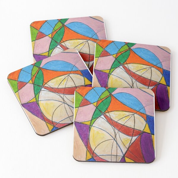 Item preview,  Abstract Shapes from Original oil Pastel Painting VIVBRAD Design Collection  designed and sold by vivbrad.