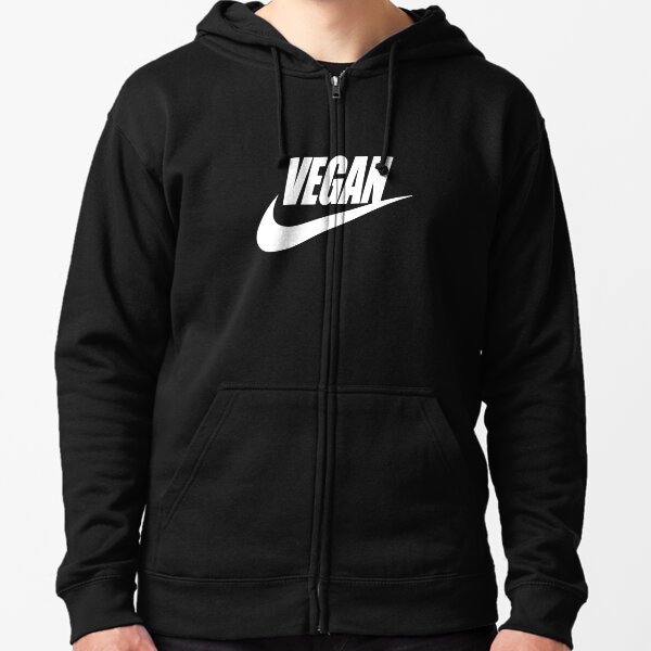 veganes Weiß Kapuzenjacke