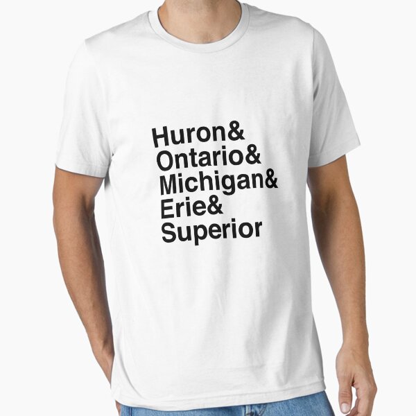 Artikel-Vorschau von Helvetica Liste - Große Seen, designt und verkauft von DarumaCreative's Shop.