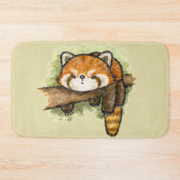 Item preview, Red panda on a tree designed and sold by Toru Sanogawa.