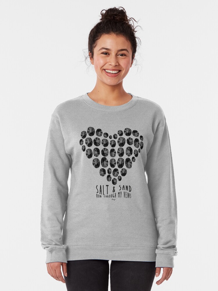 Alternate view of Salt and Sand design Pullover Sweatshirt