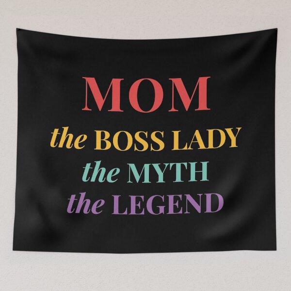 Item preview, Mom, the boss lady designed and sold by MamSelle.