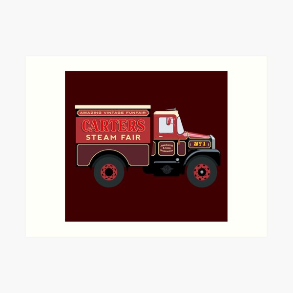 Carters Steam Fair Scammell Art Print