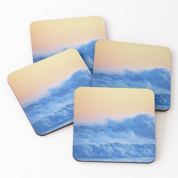 Item preview, Beautiful Sunrise and ocean waves. designed and sold by Theleochick.