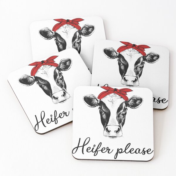 Item preview, cute cow with bandana heifer please designed and sold by Titmit.