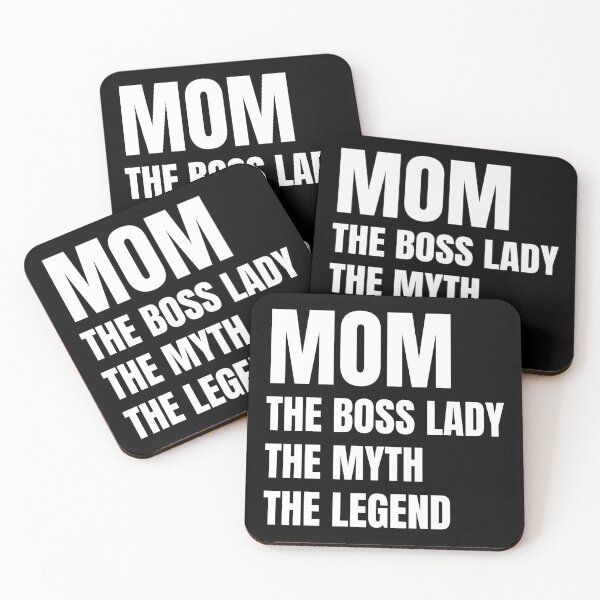 Item preview, Mom, the boss lady b&w bold designed and sold by MamSelle.
