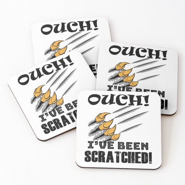 Item preview, OUCH! I've Been Scratched! designed and sold by my-green-gecko.