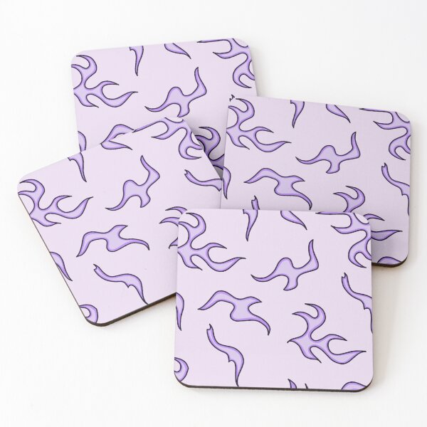 Item preview, Y2K Purple Small Flames designed and sold by brookiecookie37.