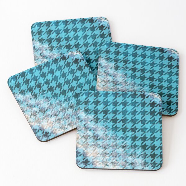 Item preview, Houndstooth Sea designed and sold by papererwin.