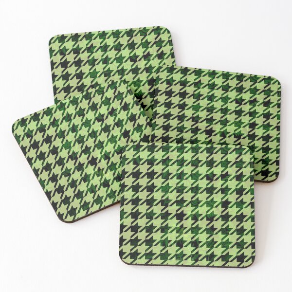 Item preview, Houndstooth Leaves designed and sold by papererwin.