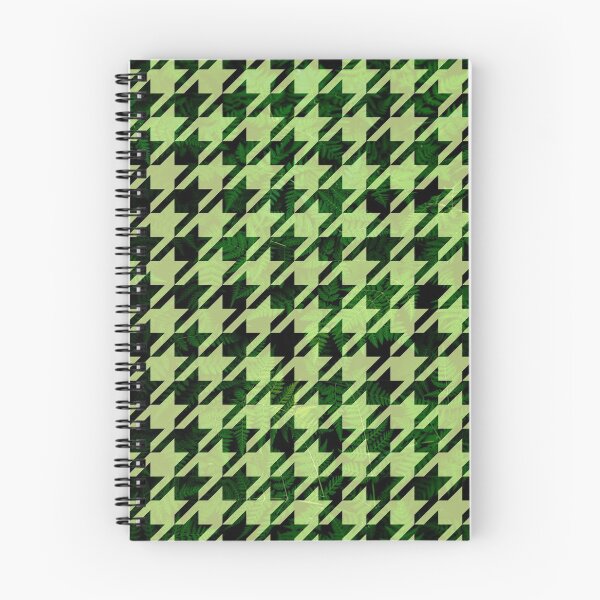 Item preview, Houndstooth Leaves designed and sold by papererwin.