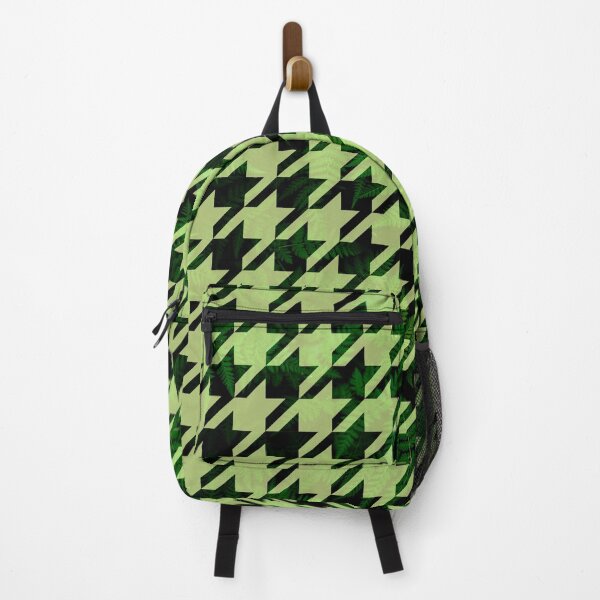 Item preview, Houndstooth Leaves designed and sold by papererwin.