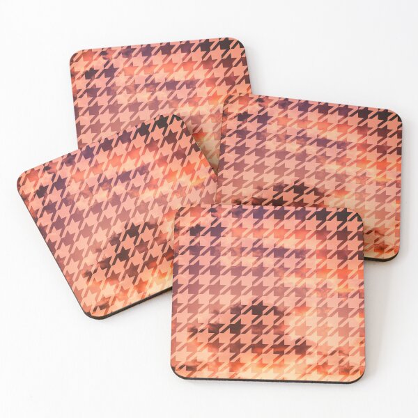 Item preview, Houndstooth Sunset designed and sold by papererwin.