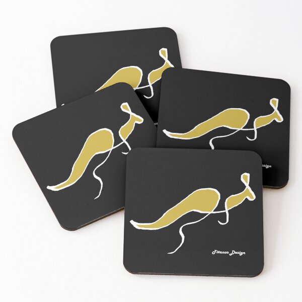 Item preview, Kangaroo colorful australia marsupial designed and sold by titanosdesign.