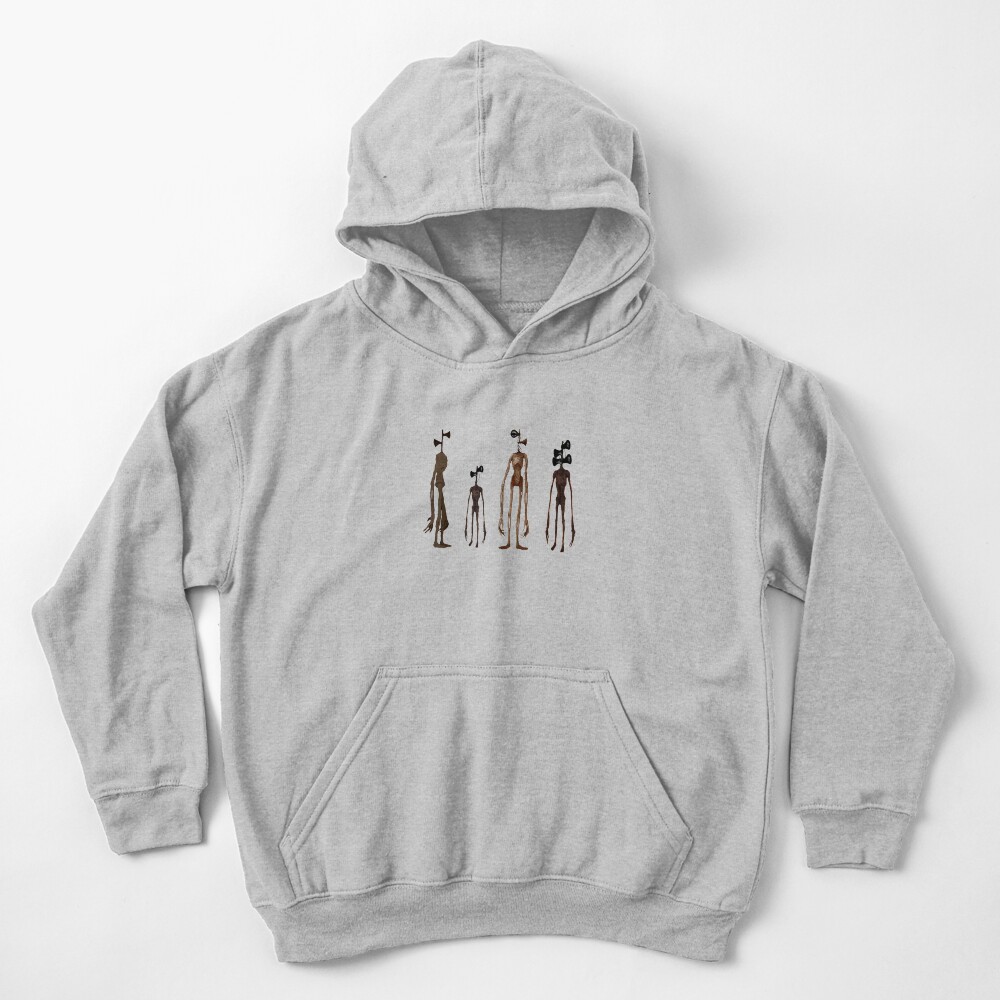 Siren head four figures Kids Pullover Hoodie