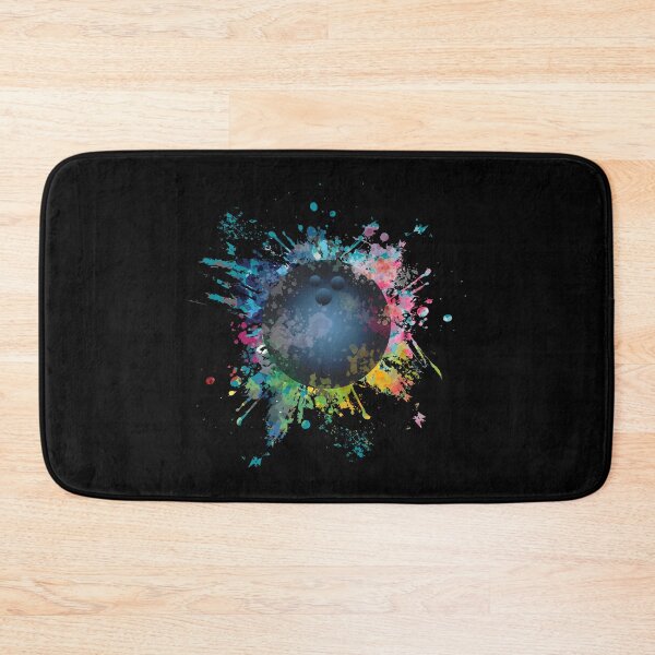 Item preview, Water Color Explosion Splash Pins Bowling Ball designed and sold by maddinstgt.