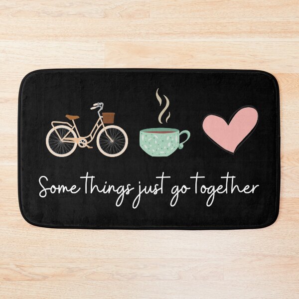 Item preview, Girls bike, cycling, coffee or tea, love. Some things just go together. designed and sold by JellyBeenzz.