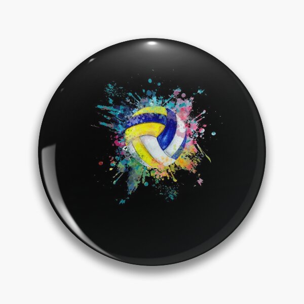 Item preview, Water Color Explosion Splash Design volleyball designed and sold by maddinstgt.