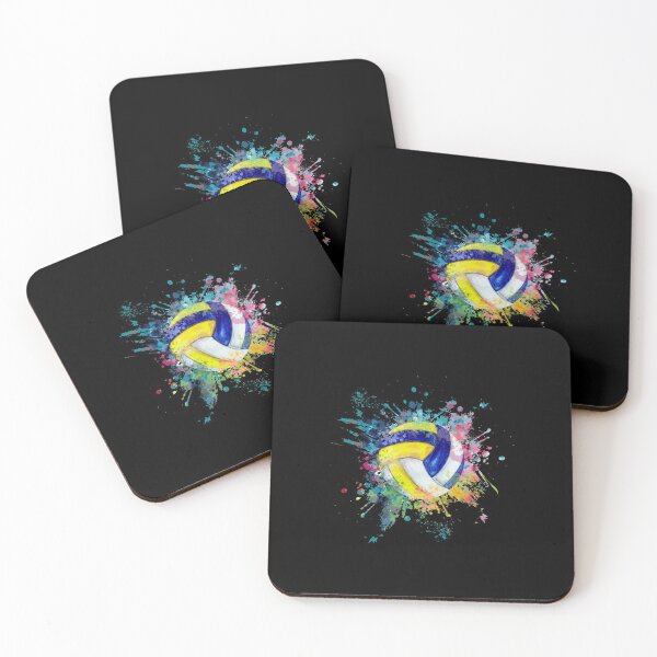 Item preview, Water Color Explosion Splash Design volleyball designed and sold by maddinstgt.