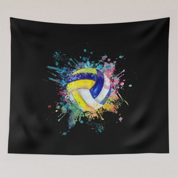 Item preview, Water Color Explosion Splash Design volleyball designed and sold by maddinstgt.