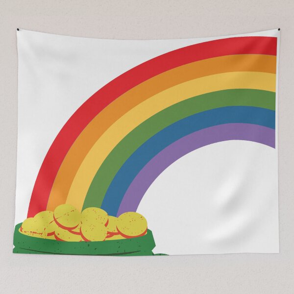 Item preview, Pot of gold and rainbow designed and sold by fowons.