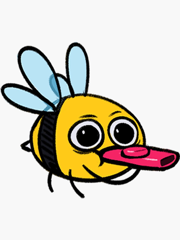 "Kazoo Bee" Sticker for Sale by Calypsiel Redbubble