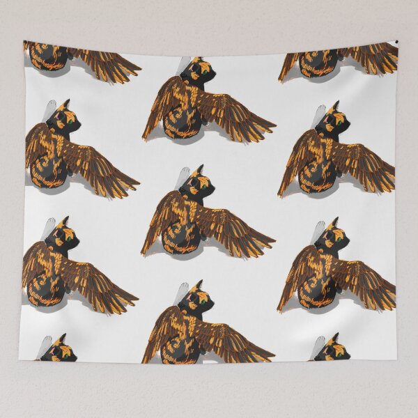Item preview, Cat With Wings Going "WHAT?" designed and sold by KeithAcari.