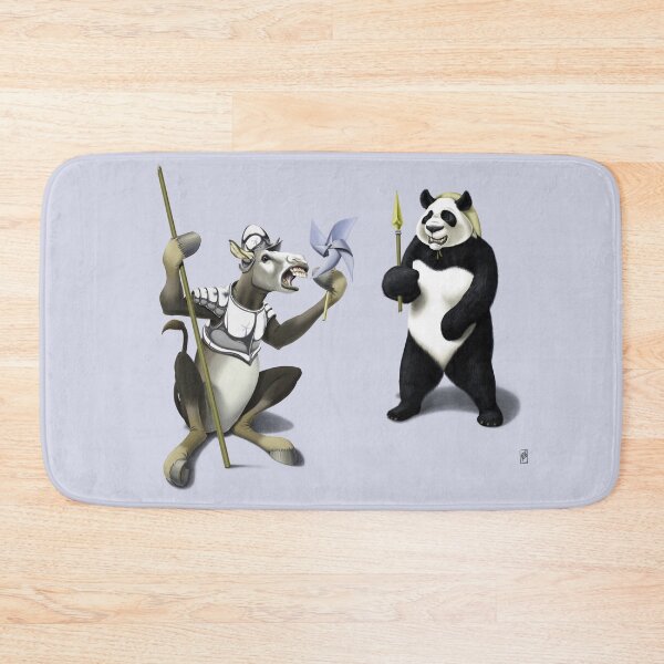 Item preview, Donkey Xote and Sancho Panda (Colour) designed and sold by rob art | illustration.