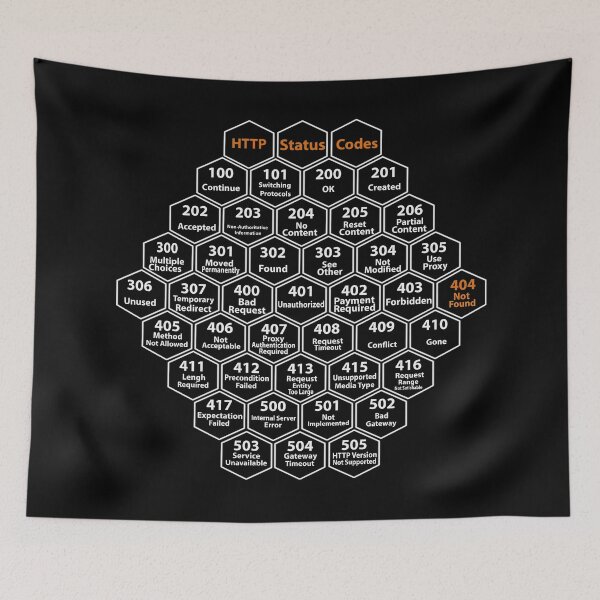 Item preview, Cyber Security - Hacker HTTP Status Codes B designed and sold by clubtee.