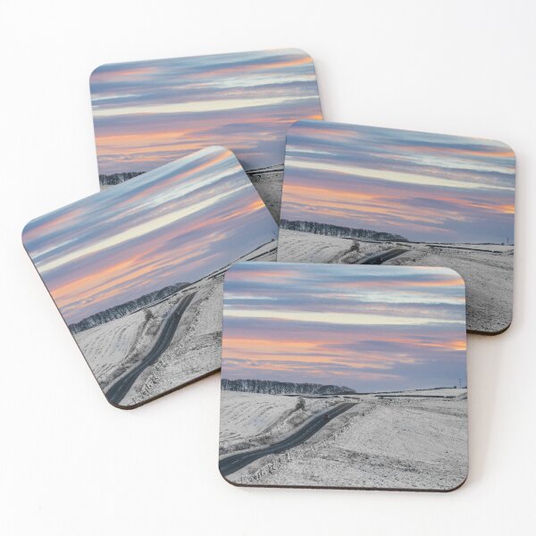 Item preview, Elslack Moor Sunset Snow designed and sold by TomHolmesPhoto.