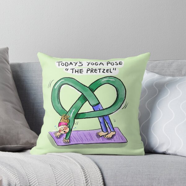Item preview, Today’s Yoga Pose: The Pretzel designed and sold by Hannah's  Doodles.