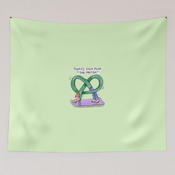 Item preview, Today’s Yoga Pose: The Pretzel designed and sold by Hannah's  Doodles.