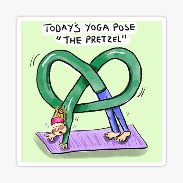 all i need today is a little bit of yoga' Sticker