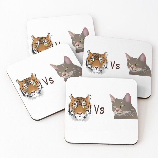 Item preview, Cat Vs Tiger  designed and sold by AnveeBubbles.