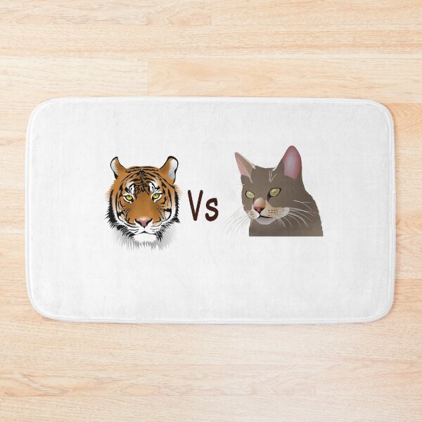 Item preview, Cat Vs Tiger  designed and sold by AnveeBubbles.
