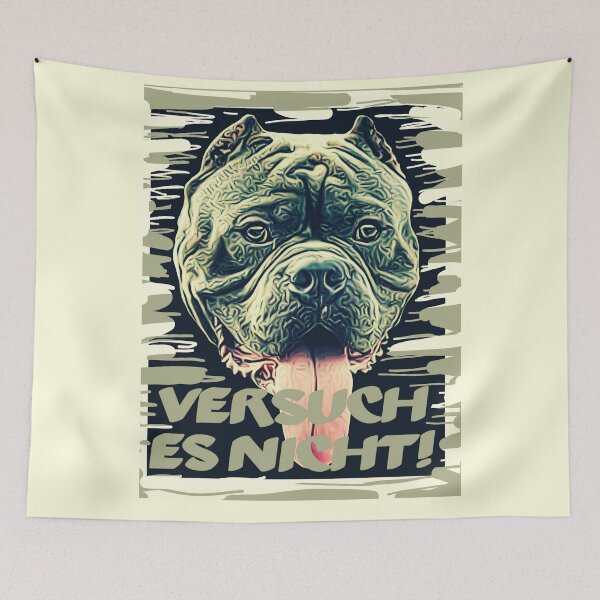 Item preview, Terrifying bulldog with a huge snout designed and sold by vibeno1.