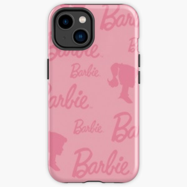 Barbie warm pink logo pattern iPhone Tough Case