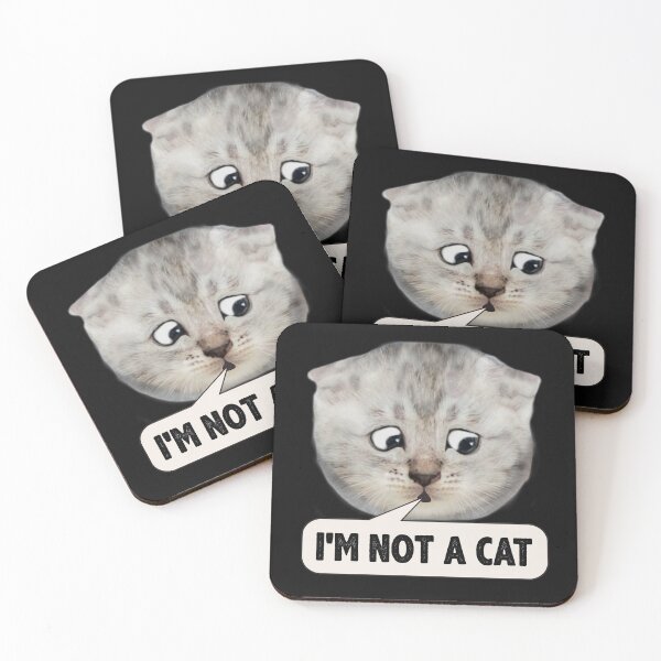 Item preview, I'm not a cat lawyer kitten filter face funny online hearing call meme designed and sold by alenaz.