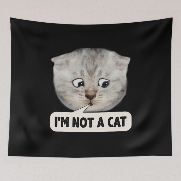 Item preview, I'm not a cat lawyer kitten filter face funny online hearing call meme designed and sold by alenaz.