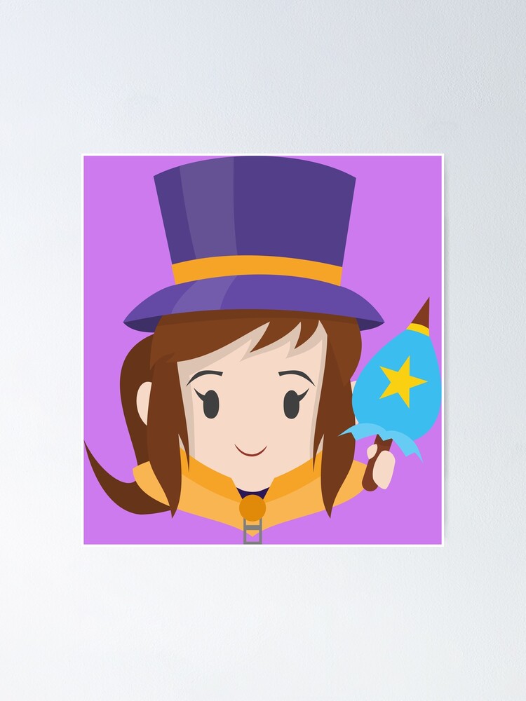 "Hat In Time Hat Kid" Poster for Sale by Plateandoatcake Redbubble