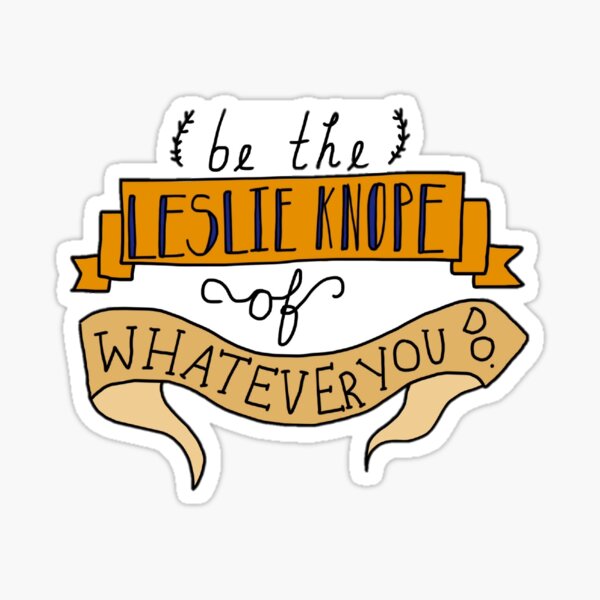 Leslie Knope Sticker