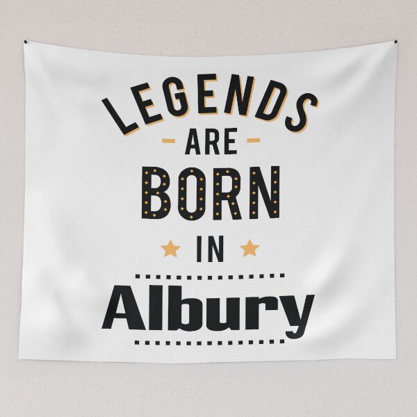 Item preview, Legends Are Born In Albury designed and sold by ProjectX23.