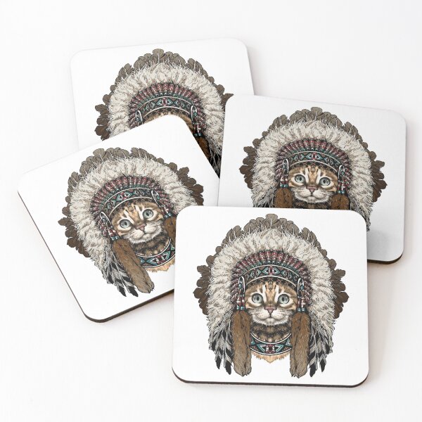 Item preview, Native american cat designed and sold by yooga02.
