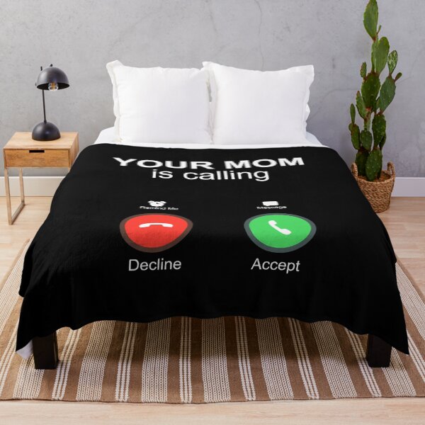 Item preview, Your Mom Is Calling Accept Decline Phone Screen Funny Family Themed Gifts designed and sold by alenaz.
